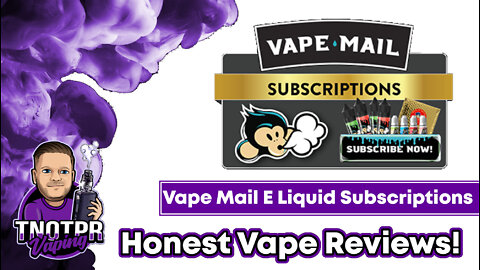 Honest Review! Vape Mail E Liquid Subscription (Icons Range)