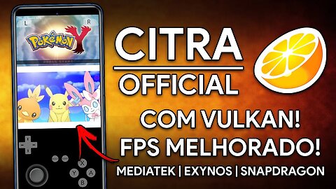 CITRA 3DS OFICIAL COM VULKAN | NOVA VERSÃO MELHOROU A PERFORMANCE DOS JOGOS! | Citra Vulkan official