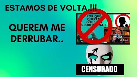 YouTube me censurou !!! Explicação: