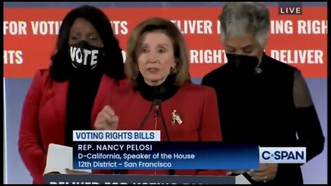 Pelosi Thinks Washington and Lincoln Are Crying Because Of The Filibuster