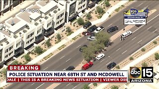 Heavy police situation near 68th St and McDowell
