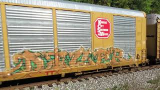 CSX Autorack/Rock Train from Sullivan, Ohio 9/26/2020