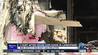 One person injured after house explosion in Lansdowne