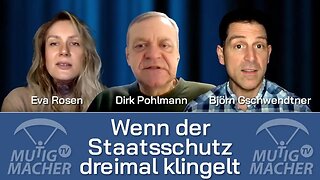 Wenn der Staatsschutz dreimal klingelt – Dirk Pohlmann interviewt Eva Rosen und Björn Gschwendtner