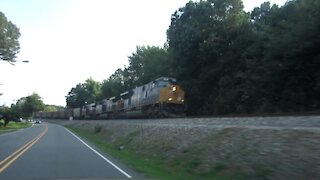 CSX Coal Train Passing Through Stanley NC 7-25-21