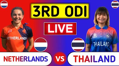 Netherlands Women vs Thailand Women | NED W vs THI W | 1st ODI Match | Cricket TV Live