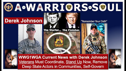 WWG1WGA! TRUMP the Finisher! Q News, Law of War Events with Derek Johnson