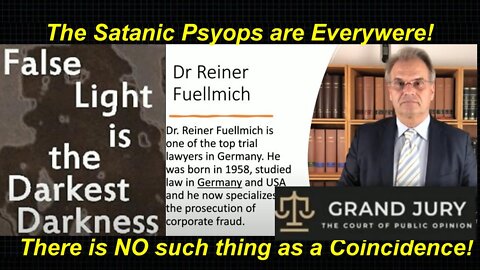 Who is Dr Reiner Fuelmich (a Psyop) and what is this 'lawsuit' about? [11.03.2022]