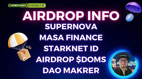 AirDrop INFO - Role za Starknet ID + DOMS Airdrop + Masa Names + SuperNova