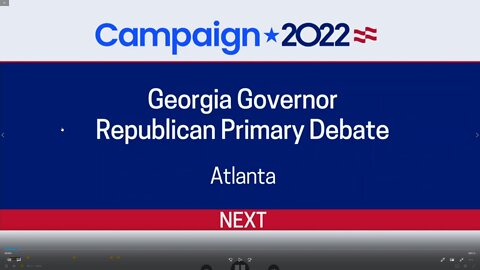 Georgia Gubernatorial Republican Debate 5.1.22 - Full Debate