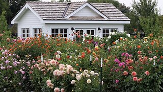 Planting Garlic, Harvesting Berries & Tagging Dahlias! 🧄🍓🌸