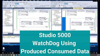 Studio 5000 WatchDog Using Produced Consumed Data