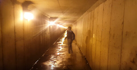 Creepy Underground Tunnel Hike!