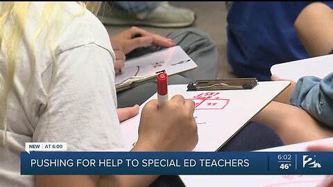 Pushing for help to special ed teachers