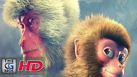 Two monkeys fighting over a hot spring in the snow😱😱#film #movie #onsen