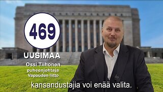 Ossi Tiihonen eduskuntaan 469