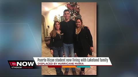 Lakeland family takes in Puerto Rican HS student