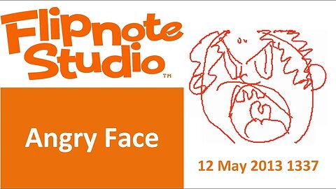 12 May 2013 1337 - Flipnote Studio: Angry Face