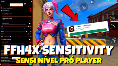 FFH4X SENSITIVITY APK INJECTOR ANTIBAN SENSI VIP NÍVEL PRÓ PLAYER FREE FIRE