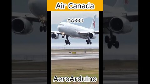Watch Crazy Smooth Air Canada #Airbus #A330 #Aviation #Fly #AeroArduino