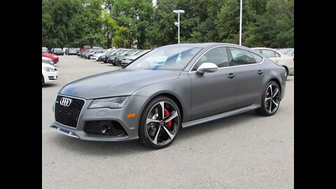 2015 Audi RS 7 Sportback Start Up, Test Drive, and In Depth Review