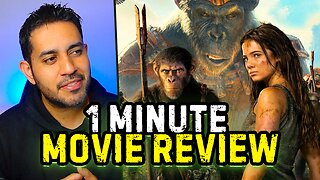 Kingdom of the Planet of the Apes 1 MINUTE MOVIE REVIEW