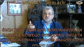 ŚWIATOWY EGREGOR KORONAWIRUSA, ZASŁONĄ NOWEGO PORZĄDKU ŚWIATA SYSTEMU INFORMACYJNEGO