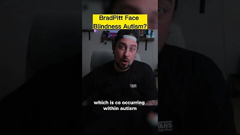 BradPitt Face Blindness Autism @TheAspieWorld #autism #shorts #actuallyautistic