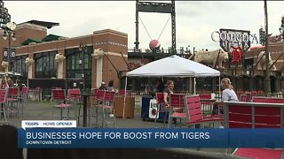 Businesses hope for boost from Tigers home opener