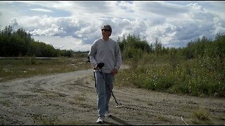 Metal detecting at the public lakes behind Fairbanks Alaska Airport