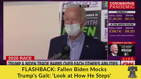 FLASHBACK: Fallen Biden Mocks Trump's Gait: 'Look at How He Steps'