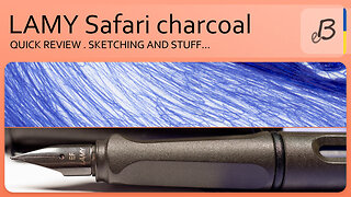 LAMY Safari charcoal fountain pen