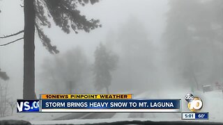Storm brings heavy snow to mountains