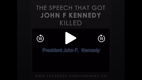 The Speech That Got Kennedy Killed