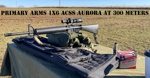 Primary Arms 1x6 ACSS Aurora at 300 Meters