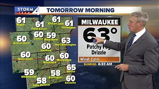 Patchy fog, drizzle Wednesday morning