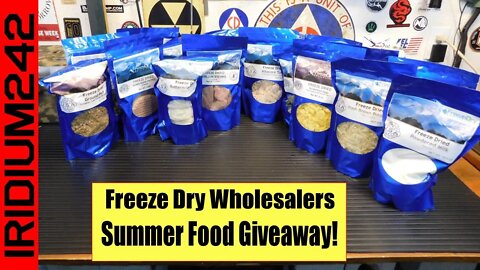 Freeze Dry Wholesalers Summer Food Giveaway!