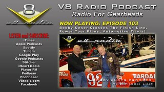 Bobby Unser Crosses The Finish Line, Power Tour, Automotive Trivia, and More on the V8 Radio Podcast