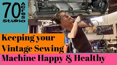 Keeping your Singer 301 Happy. Vintage Sewing Machine Maintenance