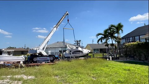 HURRICANE IAN LARGE BOAT REMOVAL CAPE CORAL