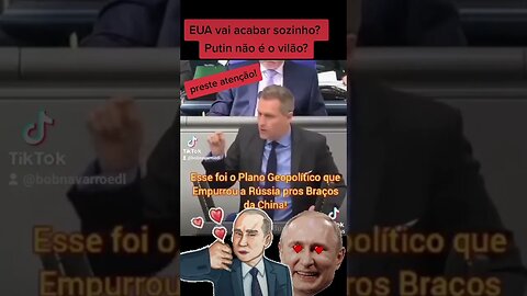 Putin não é o vilão? #bobnavarro #unebrasil #paz #fy #Lula #china