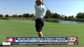 Local man honors veterans with free golf and lunch at Riverlakes in Bakersfield!