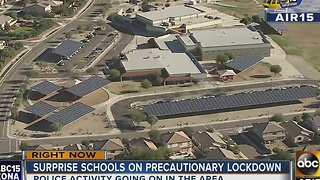 Several Surprise schools on lockdown