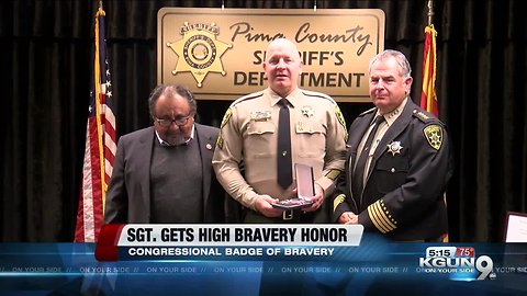 Deputy awarded Congressional Badge of Bravery