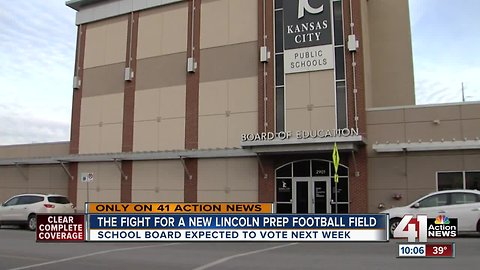 New football field for Lincoln Prep High on hold