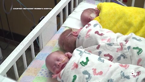 Methodist NICU home to five sets of triplets