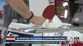 Businesses adjust cleaning measures amid coronavirus pandemic