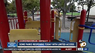 Some parks reopening today with limited access