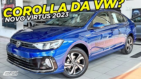 NOVO VOLKSWAGEN VIRTUS COMFORTLINE 2023 MELHOR SEDAN CUSTO BENEFÍCIO QUE PODE AMEAÇAR COROLLA?