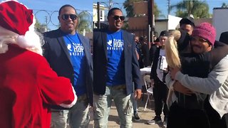 Master P and the Simin Hope Foundation Bring a Winter Wonderland to SoCal